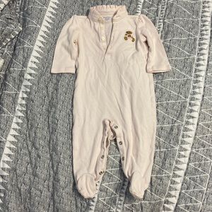 Ralph Lauren infant girls one piece with footies